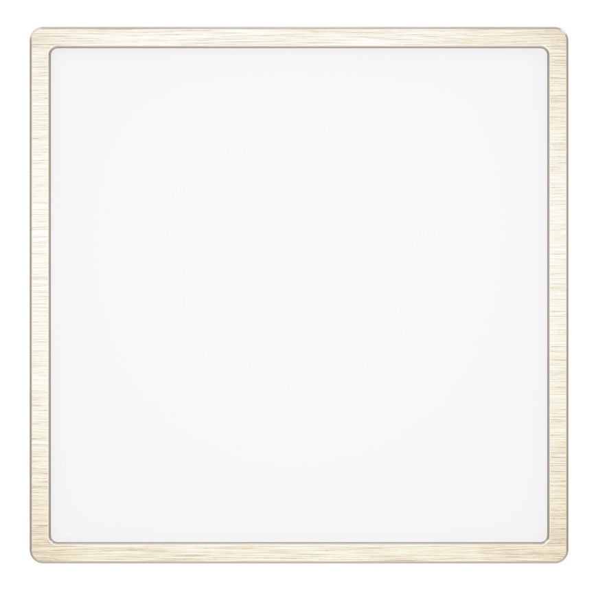 Eglo - LED RGBW Ściemnialna oprawa sufitowa do łazienki LED/13,5W/230V 2700-6500K 29,5x29,5 cm IP44 chrom matowy