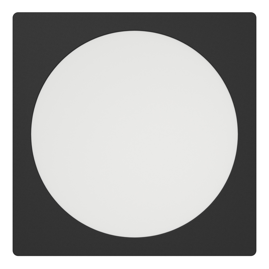 Eglo - LED oprawa wpuszczana LED/18,5W/230V 2700/4000/6500K 21,6x21,6 cm czarna