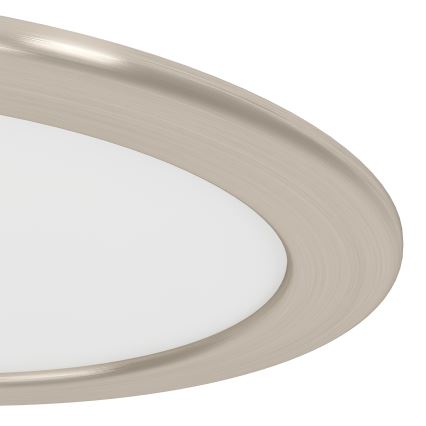 Eglo - oprawa wpuszczana LED/10,5W/230V 2700/4000/6500K śr. 16,8 cm matowy chrom