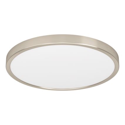 Eglo - LED RGBW ściemnialna łazienkowa oprawa sufitowa LED/17,5W/230V 2700-6500K Ø 38,9 cm IP44 matowy chrom