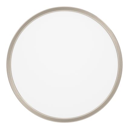 Eglo - LED RGBW ściemnialna łazienkowa oprawa sufitowa LED/17,5W/230V 2700-6500K Ø 38,9 cm IP44 matowy chrom