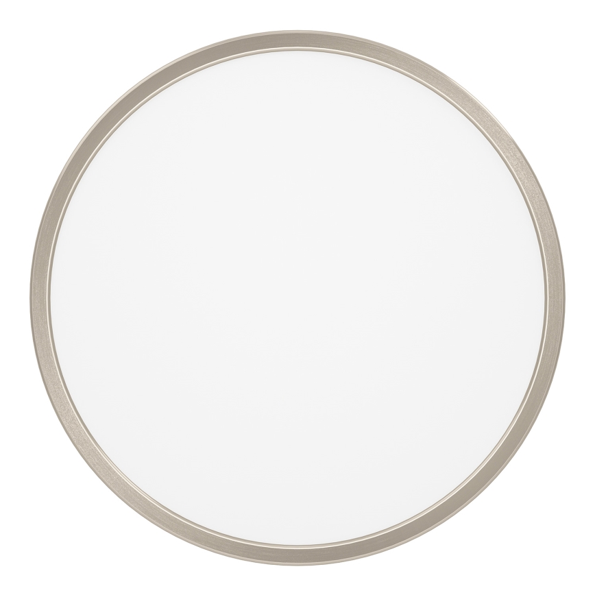 Eglo - LED RGBW ściemnialna łazienkowa oprawa sufitowa LED/17,5W/230V 2700-6500K Ø 38,9 cm IP44 matowy chrom