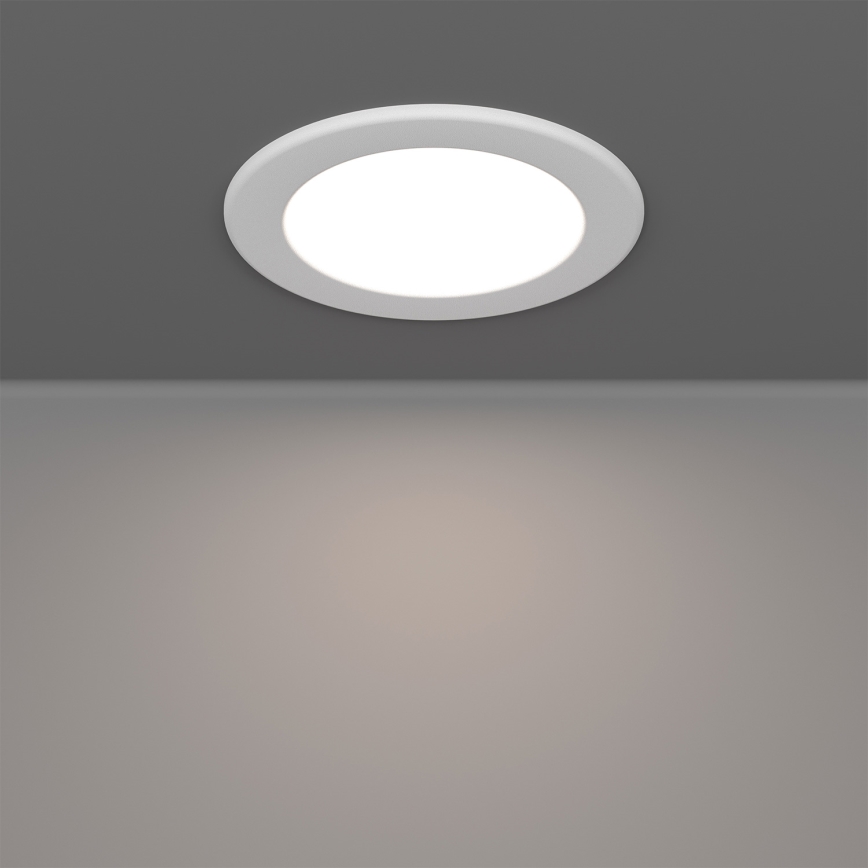 Eglo - LED RGBW ściemnialna wpuszczana oprawa sufitowa do łazienki LED/5W/230V 2700-6500K śr. 12 cm IP44 biała