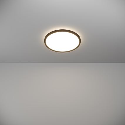 Eglo - LED sufitowa lampa łazienkowa LED/13,9W/230V 2700/4000/6500K śr. 30 cm IP44 czarna