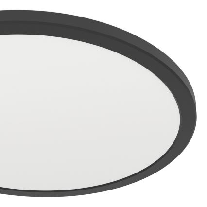 Eglo - LED Plafon łazienkowy LED/18,5W/230V 2700K/4000K/6500K śr. 38,9 cm IP44 czarny