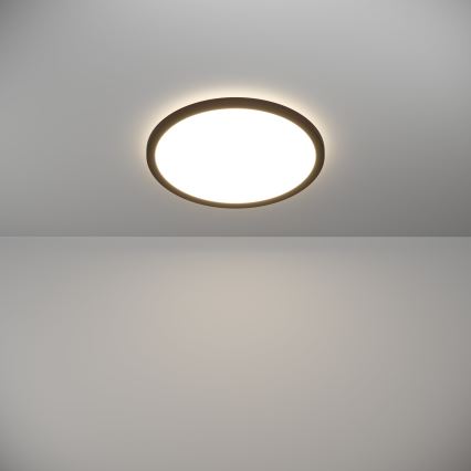 Eglo - LED Plafon łazienkowy LED/18,5W/230V 2700K/4000K/6500K śr. 38,9 cm IP44 czarny