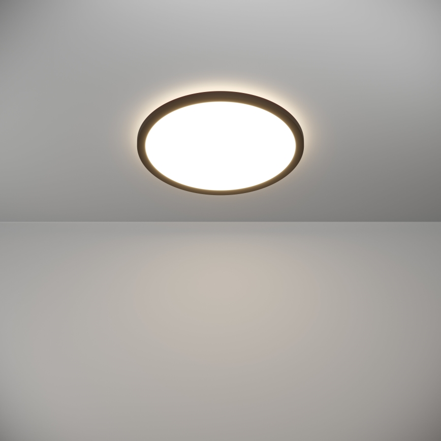 Eglo - LED Plafon łazienkowy LED/18,5W/230V 2700K/4000K/6500K śr. 38,9 cm IP44 czarny