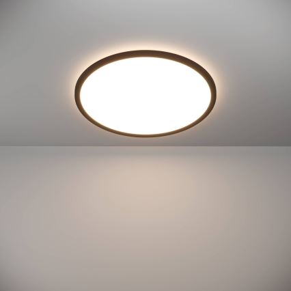 Eglo - LED sufitowa lampa łazienkowa LED/16,8W/230V 2700/4000/6500K śr. 50 cm IP44 czarna