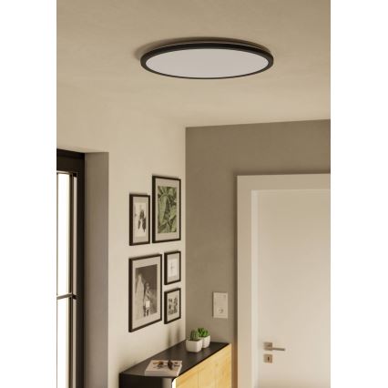 Eglo - LED Plafon łazienkowy LED/16,8W/230V 2700/4000/6500K śr. 50 cm IP44 czarny