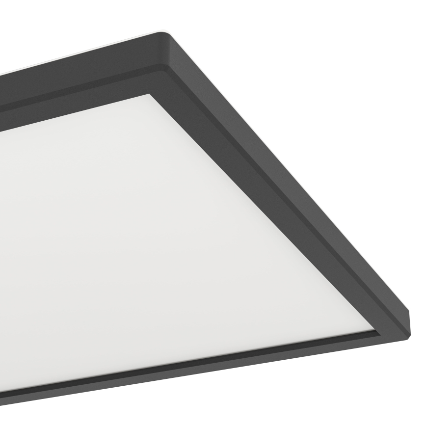 Eglo - LED Plafon łazienkowy LED/13,4W/230V 2700/4000/6500K 29x29 cm IP44 czarny