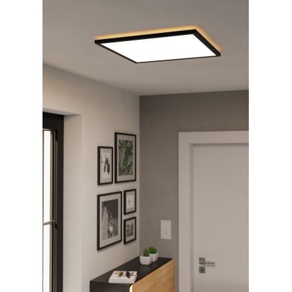 Eglo - LED Plafon łazienkowy LED/17W/230V 2700/4000/6500K 50x50 cm IP44 czarny