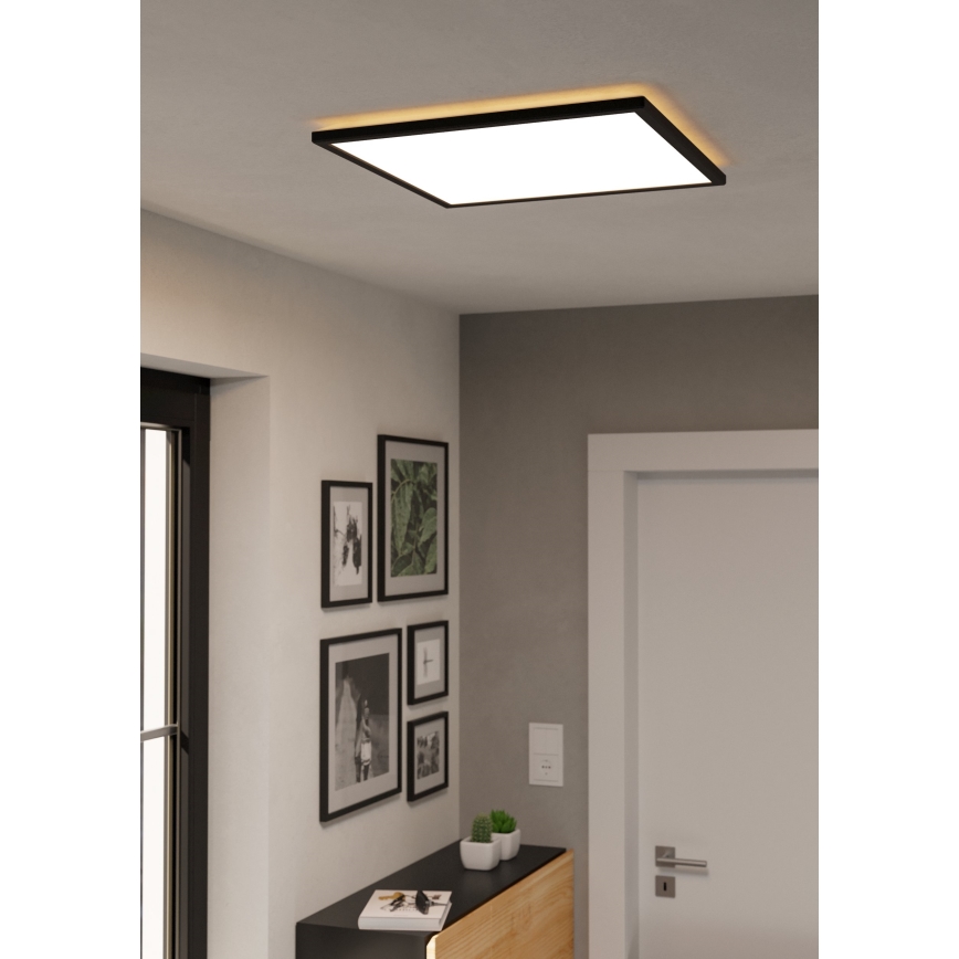 Eglo - LED Plafon łazienkowy LED/17W/230V 2700/4000/6500K 50x50 cm IP44 czarny