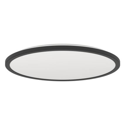 Eglo - LED Ściemnialny plafon łazienkowy LED/16,8W/230V 2700-6500K śr. 50 cm IP44 czarny + zdalne sterowanie