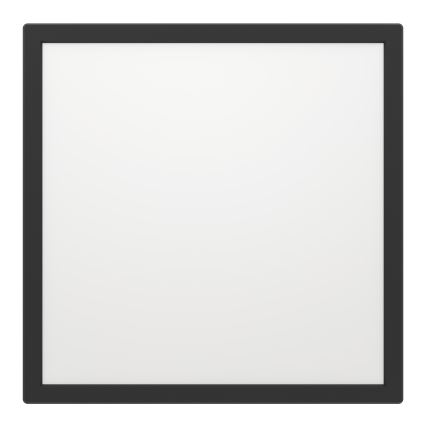 Eglo - LED Ściemnialny plafon łazienkowy LED/17,6W/230V 2700-6500K 39x39 cm IP44 czarny + zdalne sterowanie
