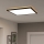 Eglo 901457 - LED Ściemnialny plafon łazienkowy LED/17W/230V 2700-6500K 50x50 cm IP44 czarny + zdalne sterowanie