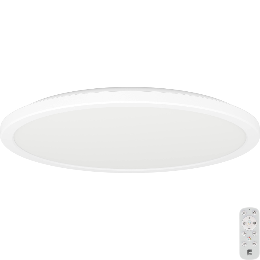 Eglo - LED Ściemnialny plafon łazienkowy LED/18,5W/230V 2700-6500K śr. 38,9 cm IP44 biały + zdalne sterowanie