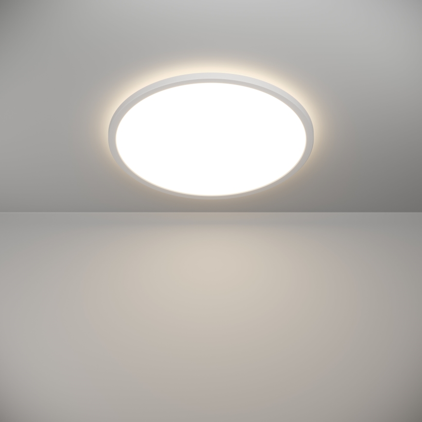 Eglo - LED Ściemnialny plafon łazienkowy LED/16,8W/230V 2700-6500K pr.50 cm IP44 biały + zdalne sterowanie