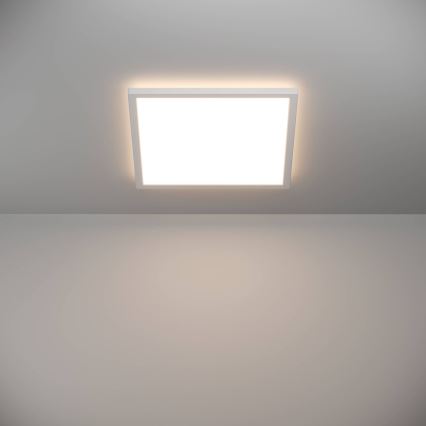 Eglo - LED Ściemnialny plafon łazienkowy LED/17,6W/230V 2700-6500K 39x39 cm IP44 biały + zdalne sterowanie