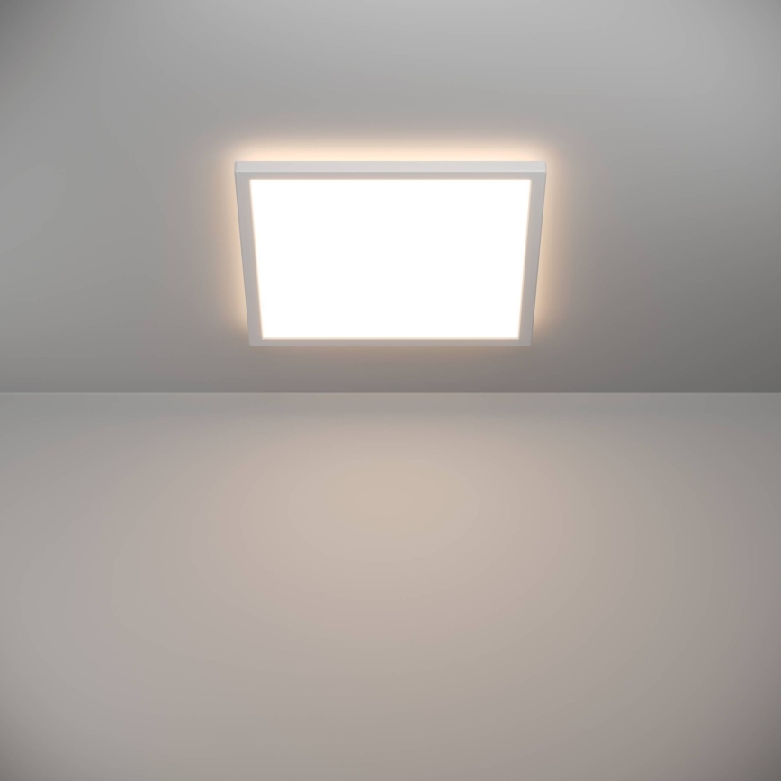 Eglo - LED Ściemnialny plafon łazienkowy LED/17,6W/230V 2700-6500K 39x39 cm IP44 biały + zdalne sterowanie