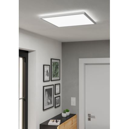 Eglo - LED Ściemnialny plafon łazienkowy LED/17W/230V 2700-6500K 50x50 cm IP44 biały + zdalne sterowanie