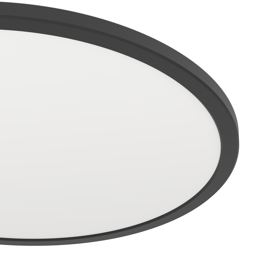 Eglo - LED RGBW Plafon łazienkowy ściemnialny LED/16,8W/230V 2700-6500K śr. 50 cm IP44 czarny ZigBee