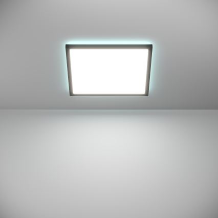 Eglo - LED RGBW Plafon łazienkowy ściemnialny LED/17,6W/230V 2700-6500K 39x39 cm IP44 czarny ZigBee