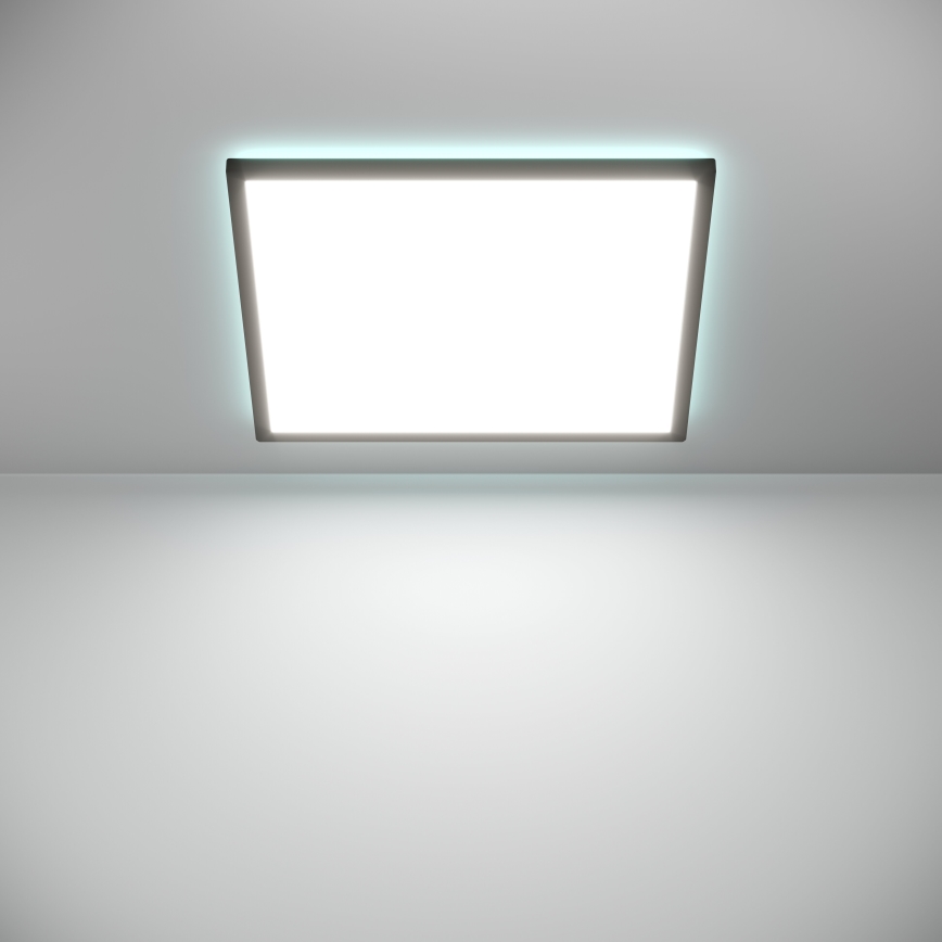 Eglo - LED RGBW Plafon łazienkowy ściemnialny LED/17W/230V 2700-6500K 50x50cm IP44 czarny ZigBee
