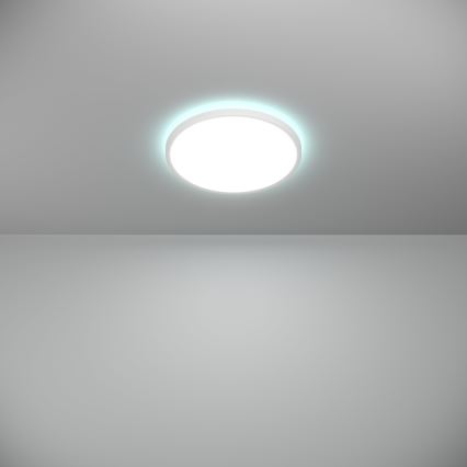 Eglo - LED RGBW Plafon łazienkowy ściemnialny LED/13,9W/230V 2700-6500K śr. 30 cm IP44 biały ZigBee