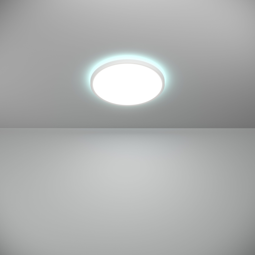 Eglo - LED RGBW Plafon łazienkowy ściemnialny LED/13,9W/230V 2700-6500K śr. 30 cm IP44 biały ZigBee