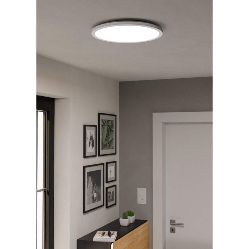 Eglo - LED RGBW Plafon łazienkowy ściemnialny LED/18,5W/230V 2700-6500K pr.38,9cm IP44 biały ZigBee