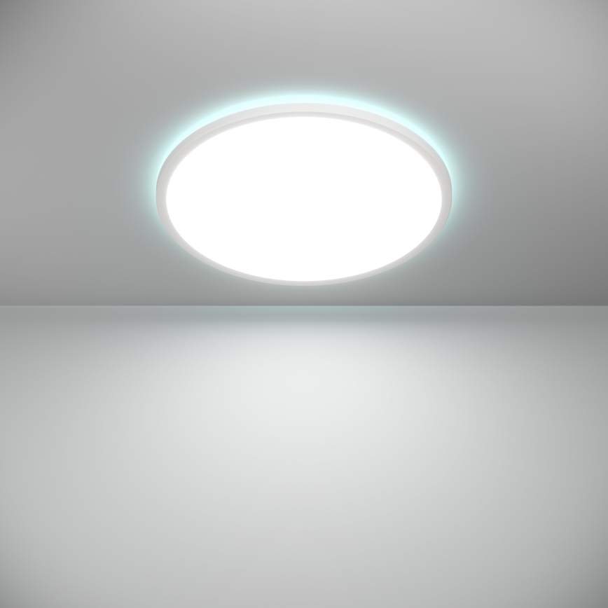 Eglo - LED RGBW Plafon łazienkowy ściemnialny LED/16,8W/230V 2700-6500K śr. 50 cm IP44 biały ZigBee