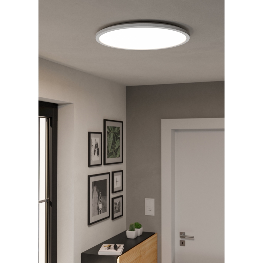 Eglo - LED RGBW Plafon łazienkowy ściemnialny LED/16,8W/230V 2700-6500K śr. 50 cm IP44 biały ZigBee