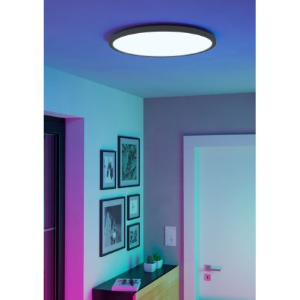 Eglo - LED RGBW Plafon łazienkowy ściemnialny LED/16,8W/230V 2700-6500K śr. 50 cm IP44 biały ZigBee