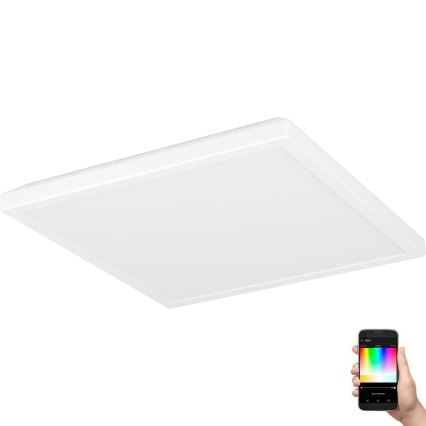 Eglo - LED RGBW Plafon łazienkowy ściemnialny LED/13,4W/230V 2700-6500K 29x29 cm IP44 biały ZigBee