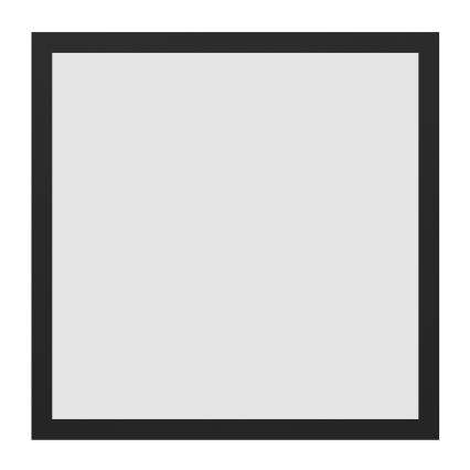 Eglo - LED RGBW ściemnialna oprawa sufitowa LED/19W/230V 2700-6500K 40x40 cm czarna