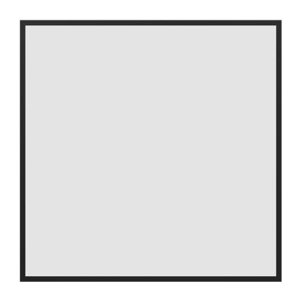 Eglo - Przysufitowy panel LED RGBW ściemnialny LED/33W/230V 2700-6500K 60x60 cm czarny