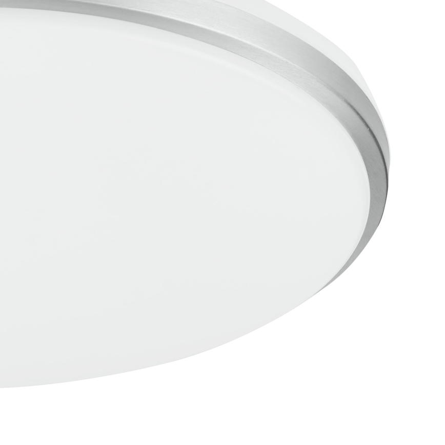Eglo - Plafon łazienkowy LED/18W/230V 3000/4000/6500K śr. 34 cm IP54 matowy chrom
