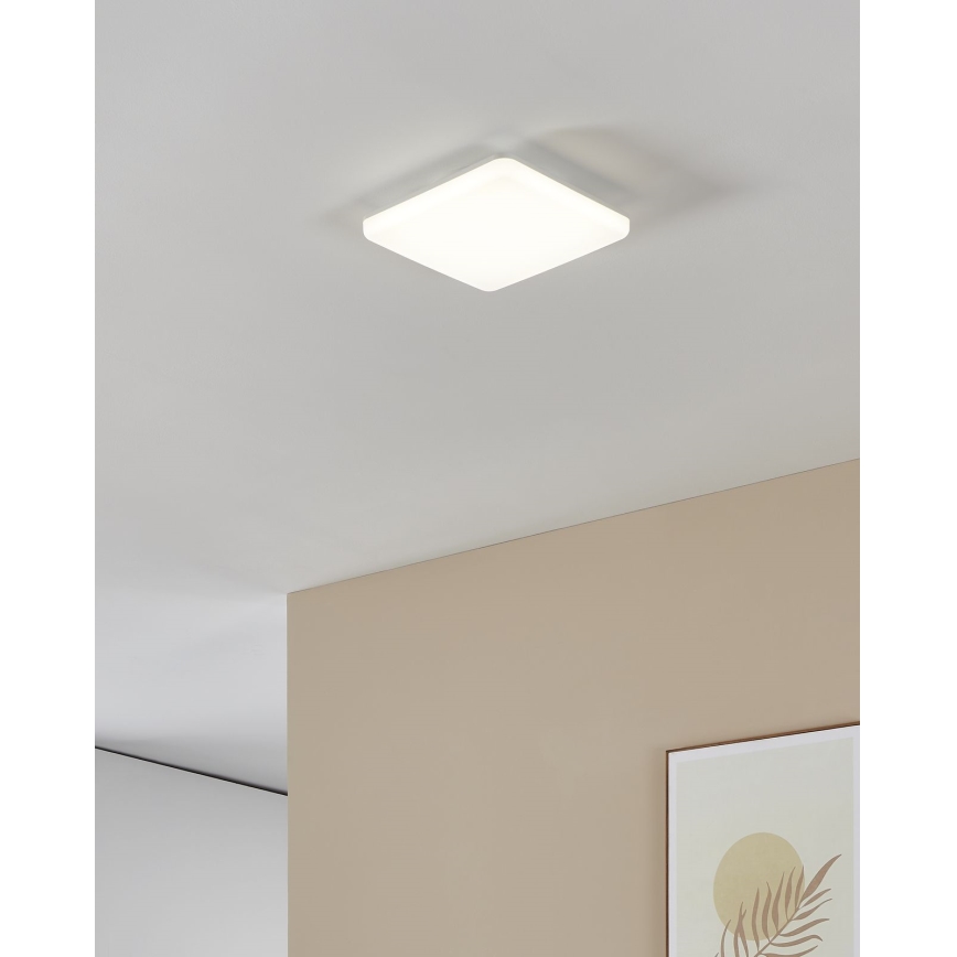 Eglo - Plafon łazienkowy LED/16,5W/230V 2700/4000/6500K 26x26 cm IP54 biały