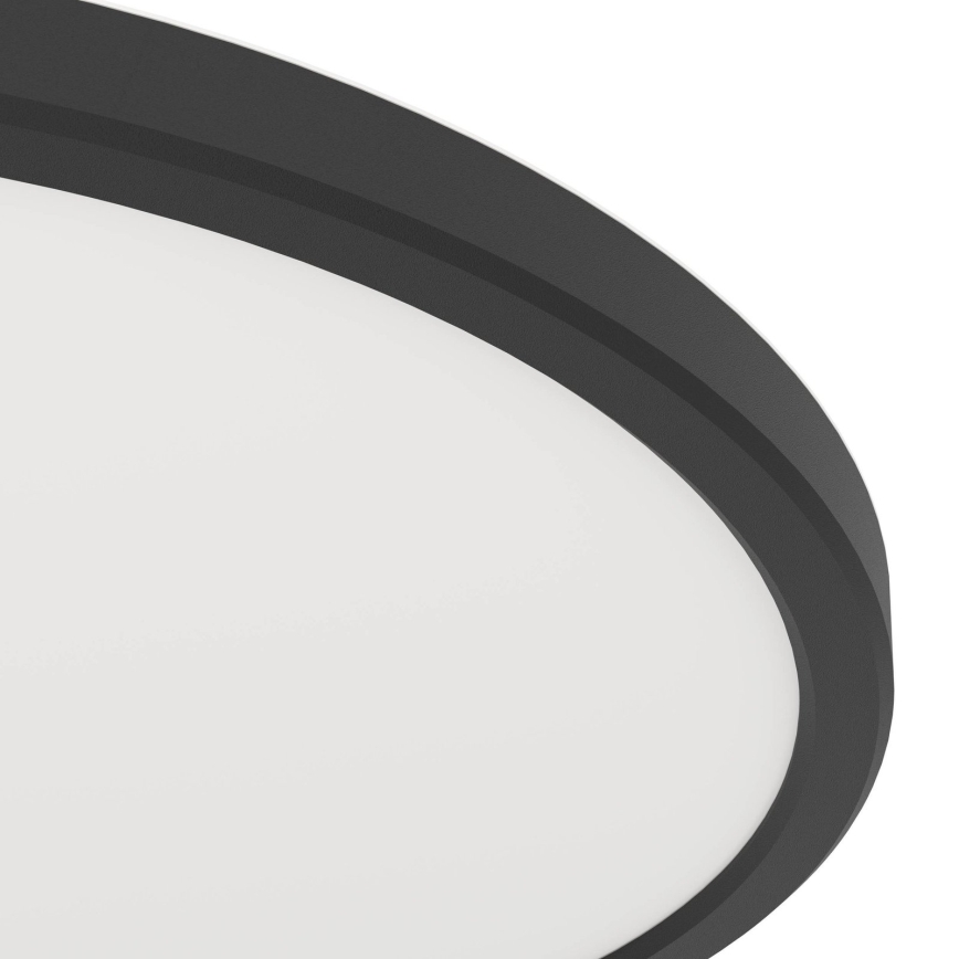 Eglo - Plafon łazienkowy LED/16,4W/230V śr. 30 cm IP54 czarny