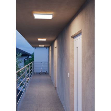 Eglo - LED Lampa sufitowa łazienkowa LED/20,2W/230V 39x39 cm IP54 biała