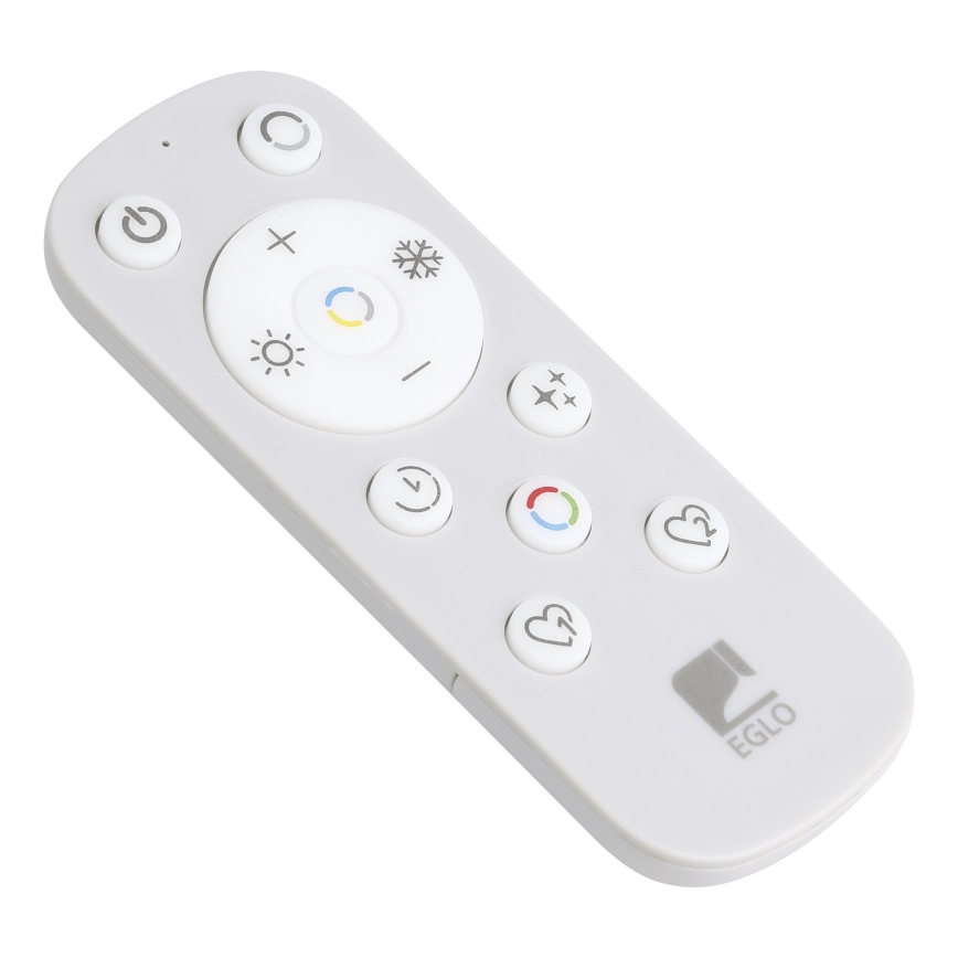 Eglo - LED Żyrandol ściemnialny na lince LED/40W/230V 2700-6500K czarny + pilot zdalnego sterowania