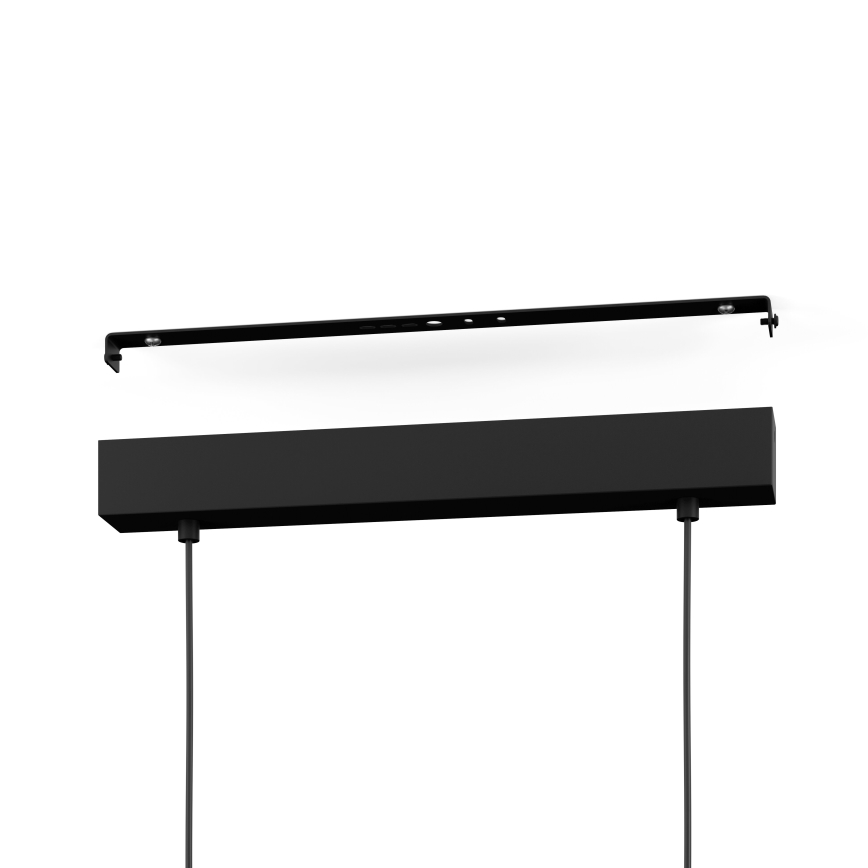 Eglo - LED Żyrandol ściemnialny na lince 2xLED/12,5W/230V+1xLED/15,5W 3000K beżowy/czarny