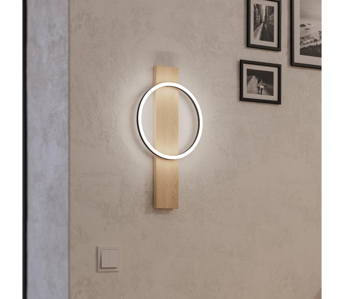 Eglo 901715 - LED Kinkiet BOYAL LED/12W/230V 3000K beżowy/czarny