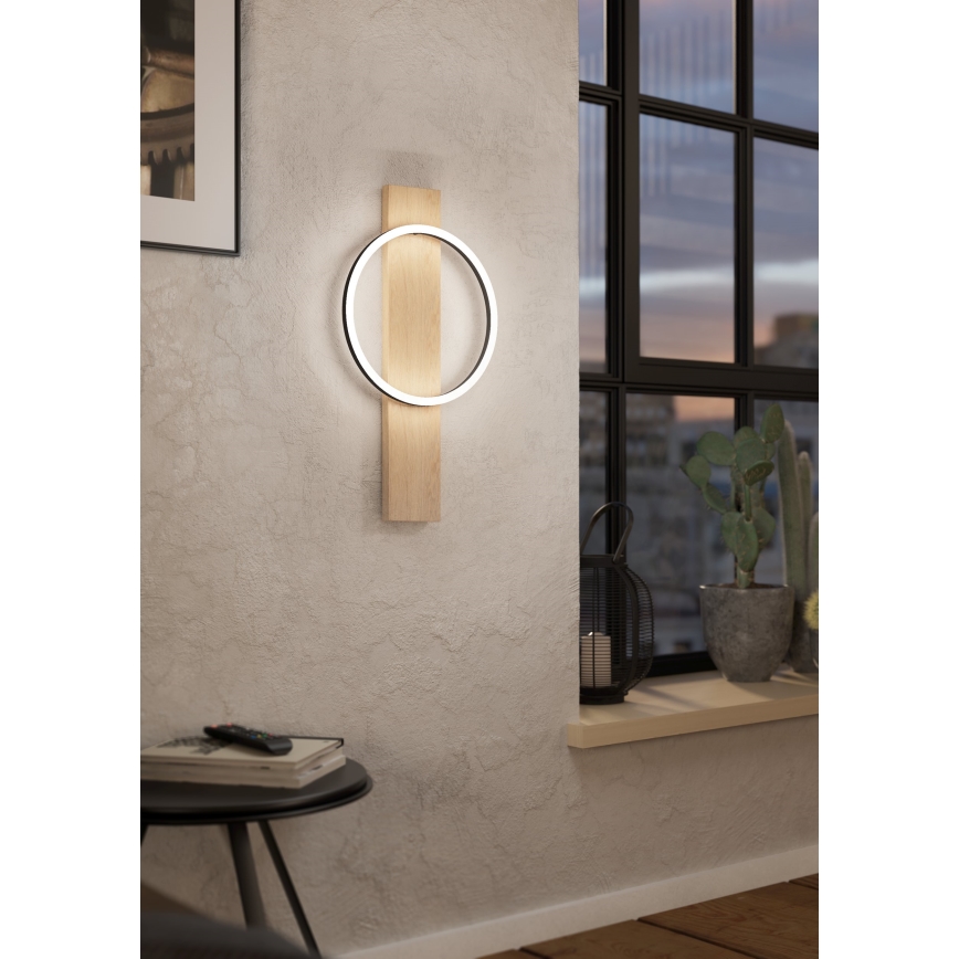 Eglo - LED Kinkiet LED/12W/230V 3000K beżowy/czarny