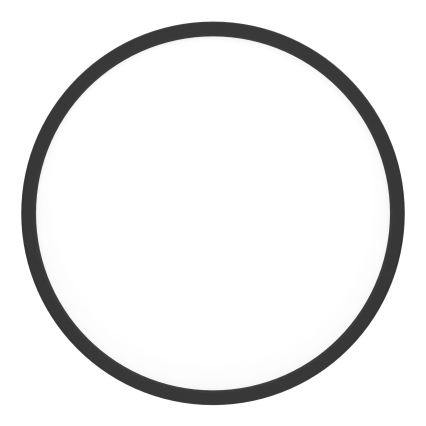 Eglo - LED RGBW ściemnialny plafon łazienkowy LED/17,5W/230V 2700-6500K śr. 39,9 cm IP44 czarny