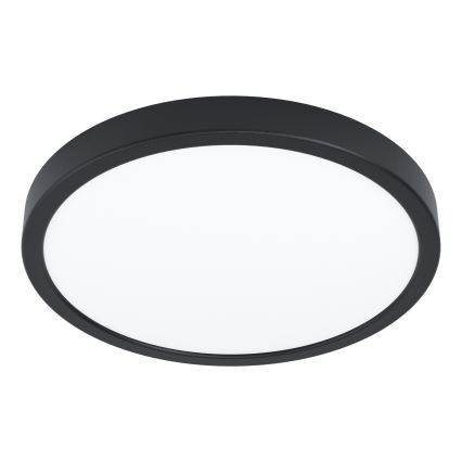 Eglo - Ściemnialna lampa sufitowa łazienkowa LED RGBW, 17,5 W, 230 V, 2700–6500 K, śr. 38,9 cm, IP44, czarna