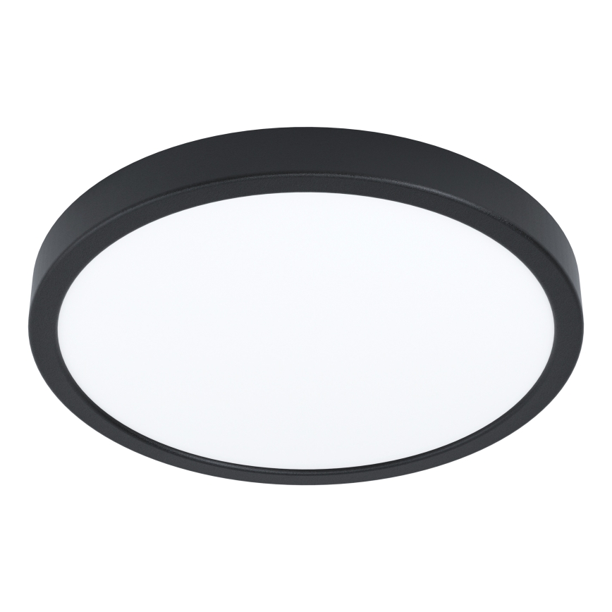 Eglo - Ściemnialna lampa sufitowa łazienkowa LED RGBW, 17,5 W, 230 V, 2700–6500 K, śr. 38,9 cm, IP44, czarna