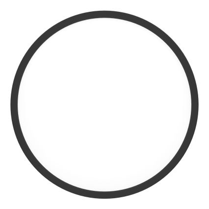 Eglo - Ściemnialna lampa sufitowa łazienkowa LED RGBW, 17,5 W, 230 V, 2700–6500 K, śr. 38,9 cm, IP44, czarna