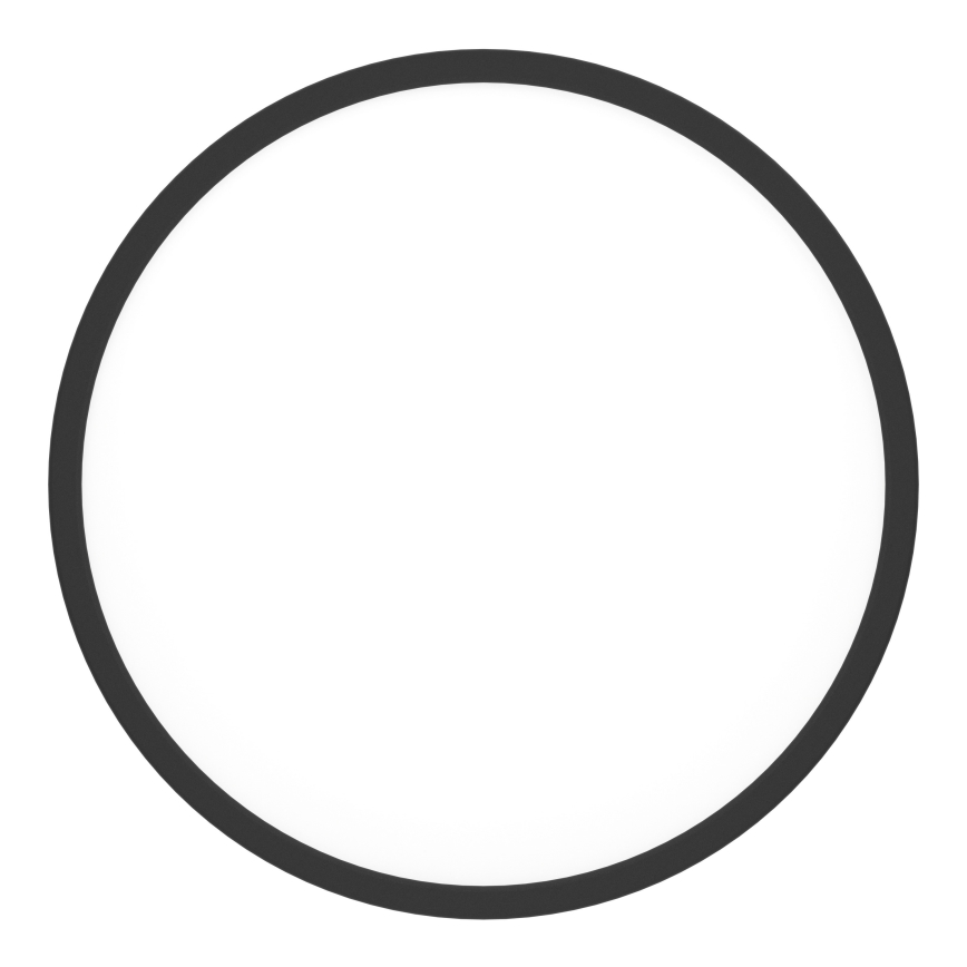 Eglo - Ściemnialna lampa sufitowa łazienkowa LED RGBW, 17,5 W, 230 V, 2700–6500 K, śr. 38,9 cm, IP44, czarna