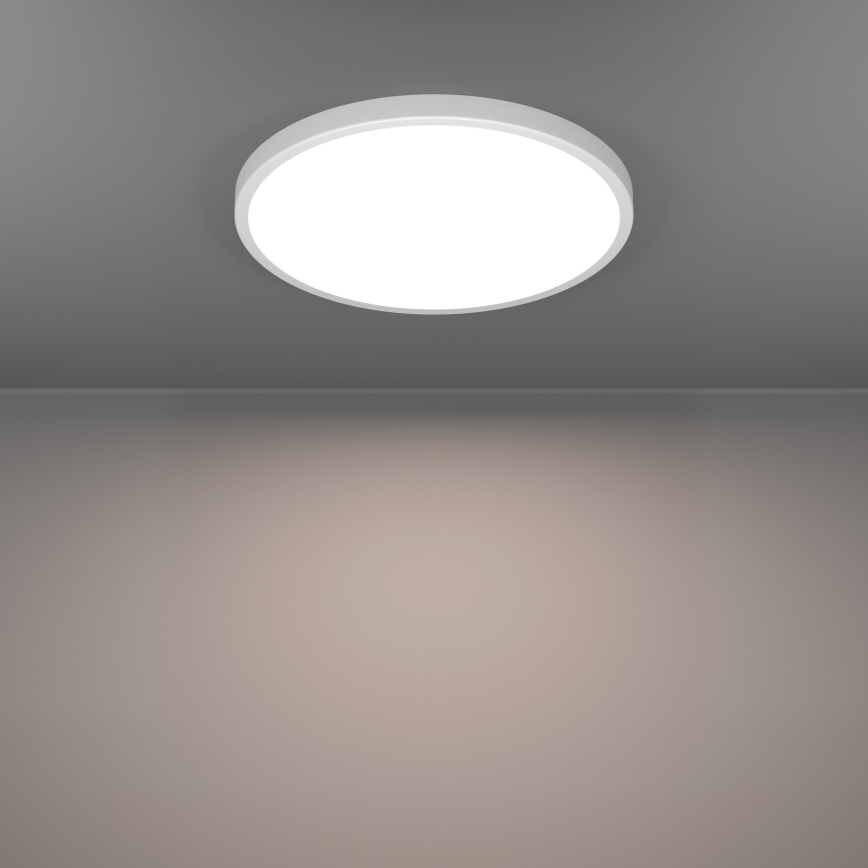Eglo - LED RGBW ściemnialny plafon łazienkowy LED/17,5W/230V 2700-6500K śr. 38,9 cm IP44 biały